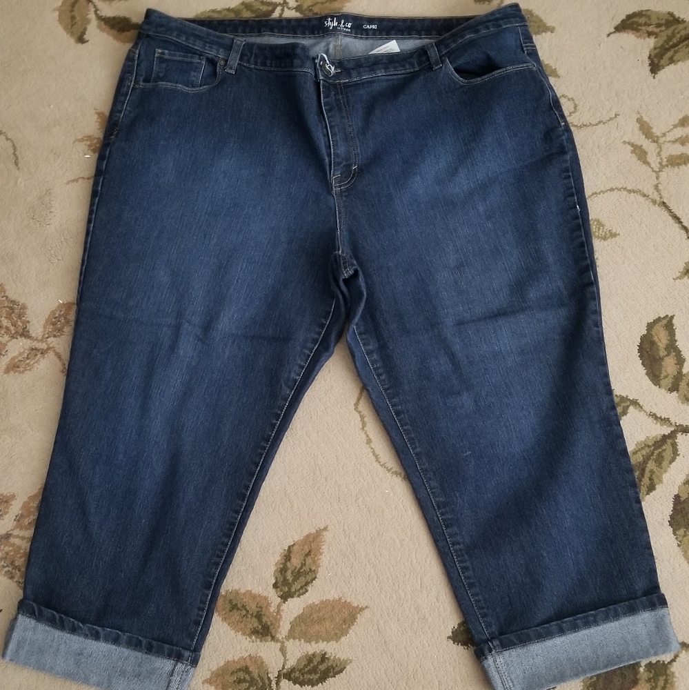 Like New Style & Co Capri Jeans